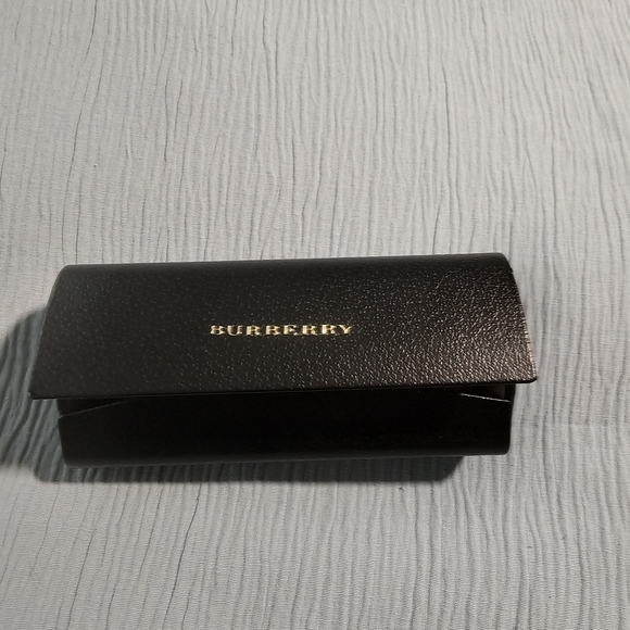 Burberry Accessories - Burberry Black Glasses Case with Gold Detail
